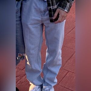 Light blue slim jean